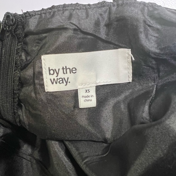 Jacquard Mini Slit Dress in Black Party Cocktail Size XS - Picture 10 of 10